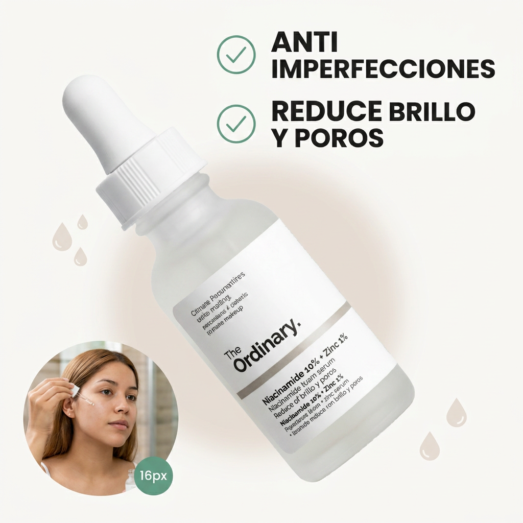 Sérum Facial Antimanchas con Niacinamida 10%