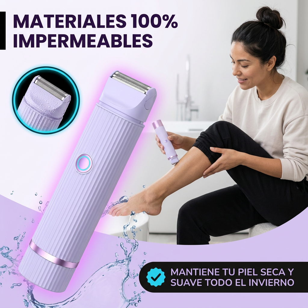 Maquina depiladora doble punta